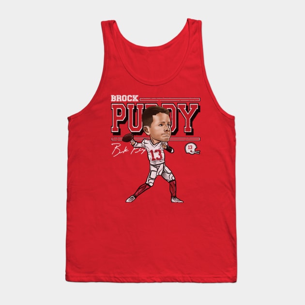 Brock Purdy San Francisco Cartoon Tank Top by Chunta_Design